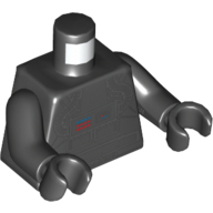 Lego tělo, černá (4613921)